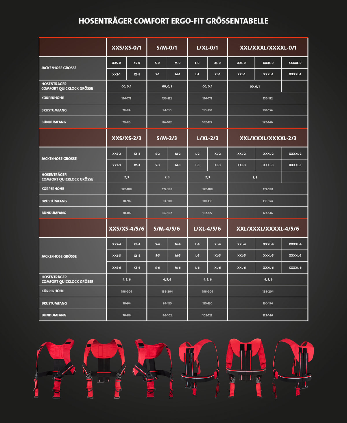 Hosenträger Comfort Ergo-Fit