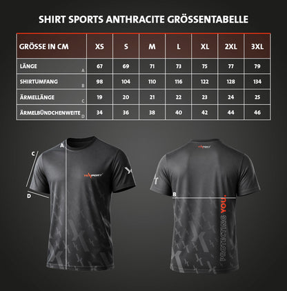 Shirt Sports anthracite TEXPORT