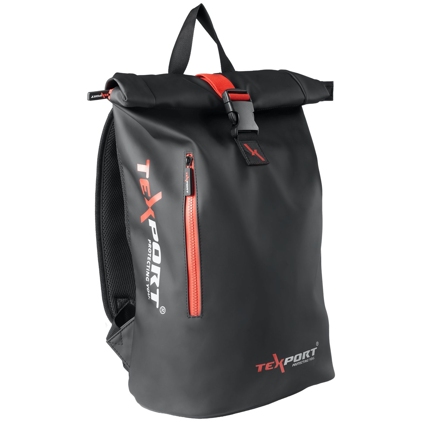 Backpack Rolltop black TEXPORT