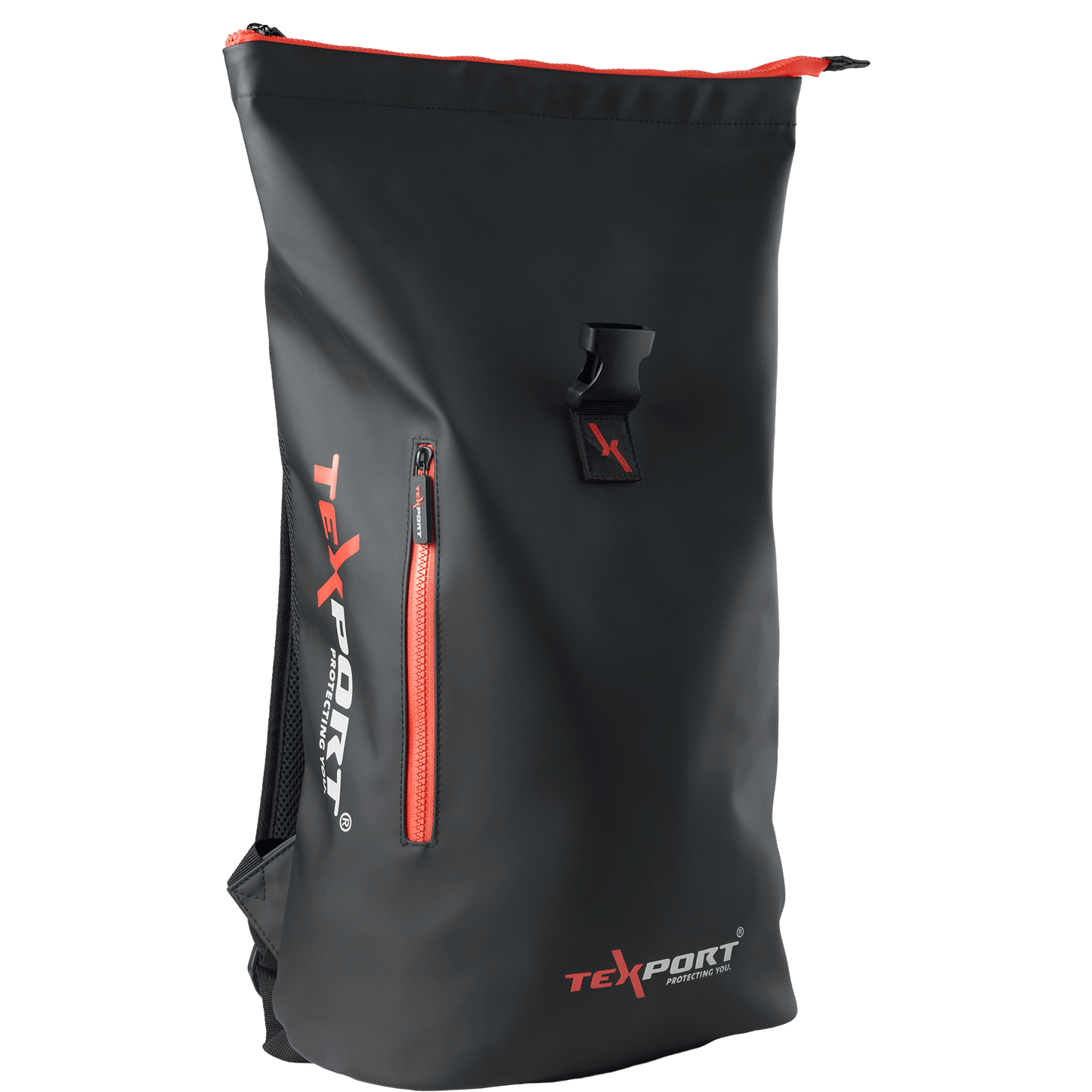 Backpack Rolltop black TEXPORT