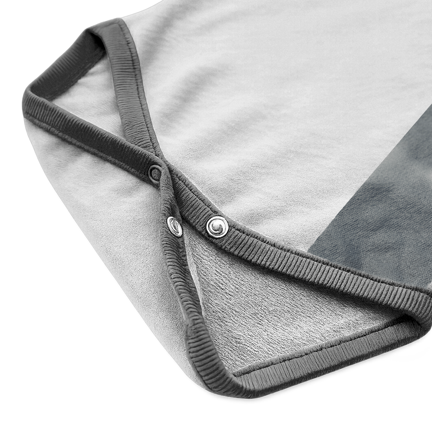 Baby Bodysuit grey longsleeve TEXPORT